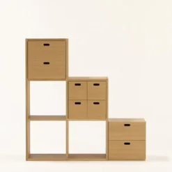 Bloc‐tiroir en chêne ‐ 2 tiroirs (Dont Eco‐part. 0,82 €)