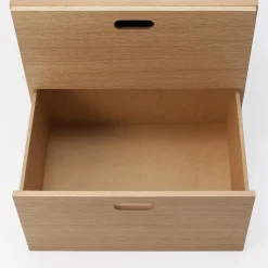 Bloc‐tiroir en chêne ‐ 2 tiroirs (Dont Eco‐part. 0,82 €)
