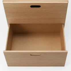 Bloc‐tiroir en chêne ‐ 2 tiroirs (Dont Eco‐part. 0,82 €)