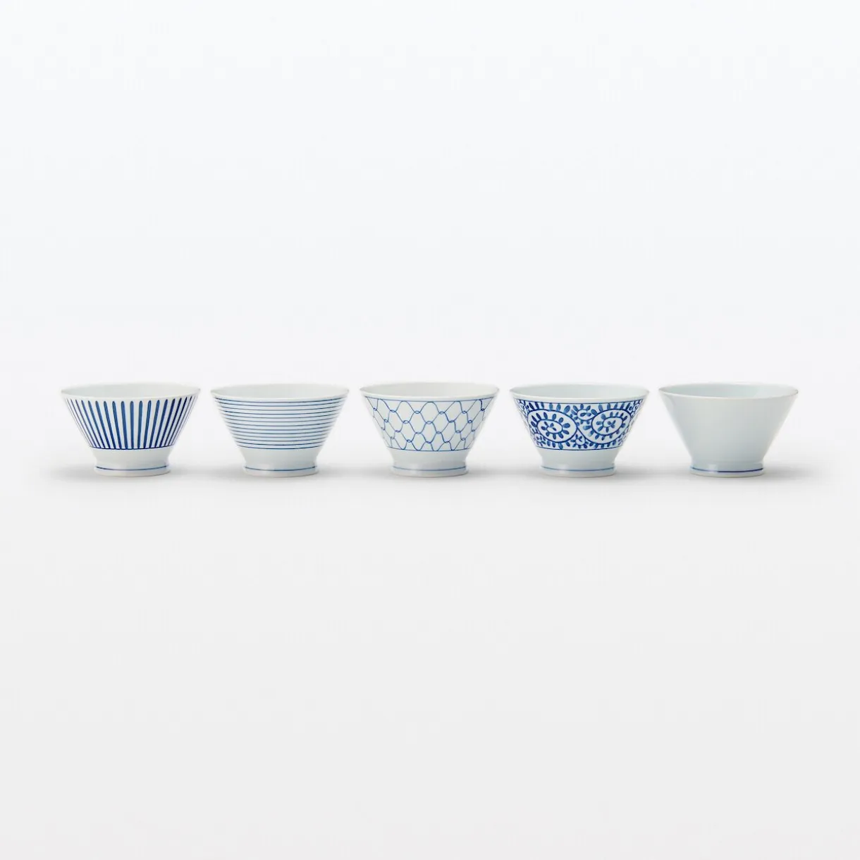 Bol à riz en porcelaine Hasami - Motif arabesque, Grande