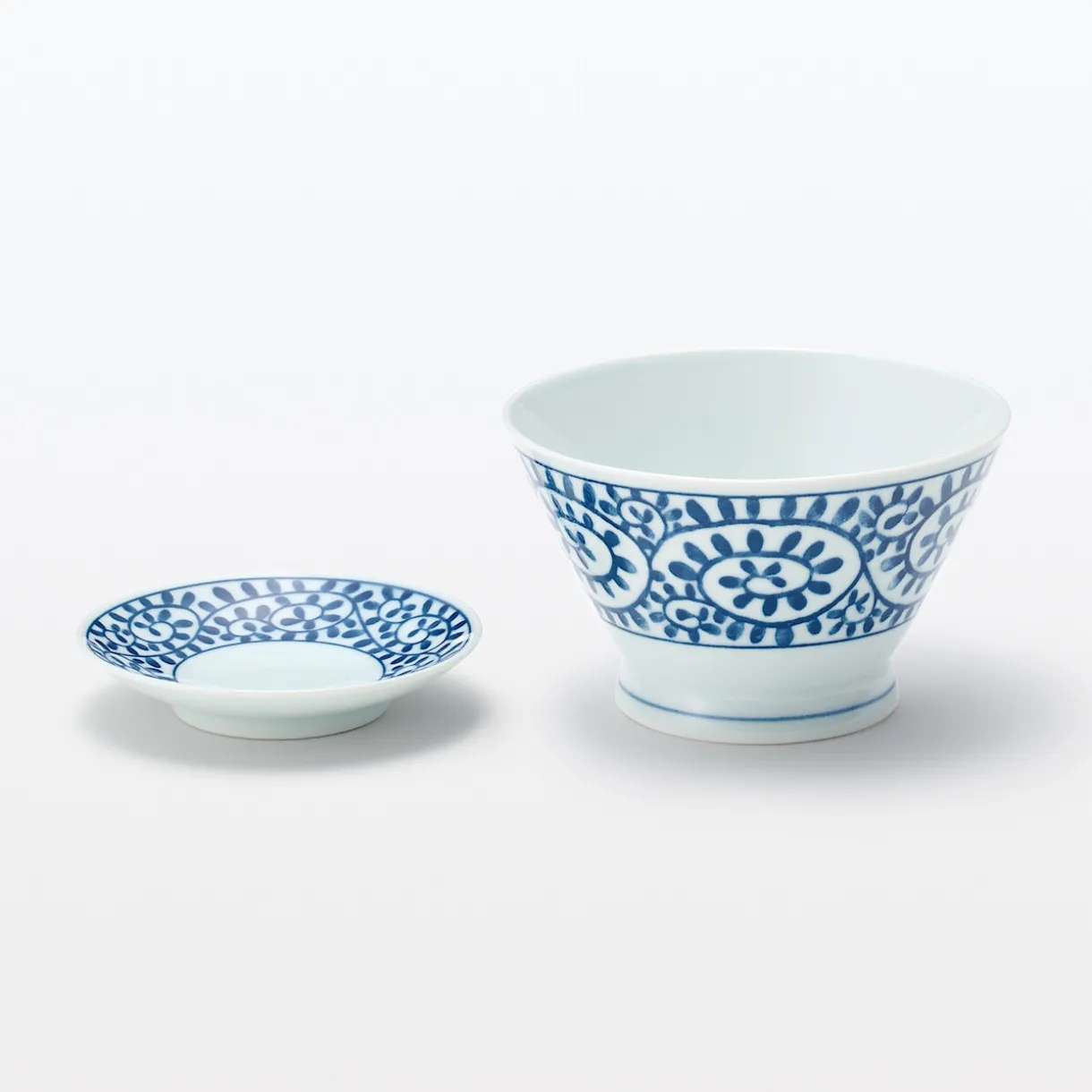 Bol à riz en porcelaine Hasami - Motif arabesque, Grande