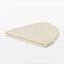 Bonnet en coton et soie