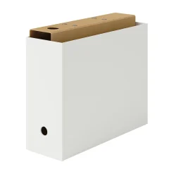 Boîte archive droite grise en PP L10X P32X H24cm