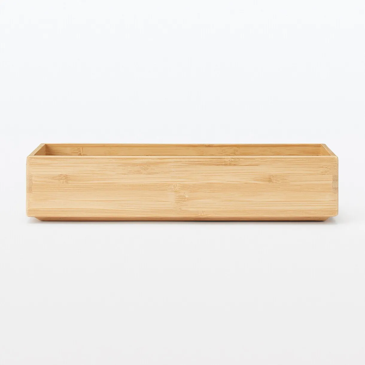 Boîte de rangement en bambou L8.5X P26X H5.5cm