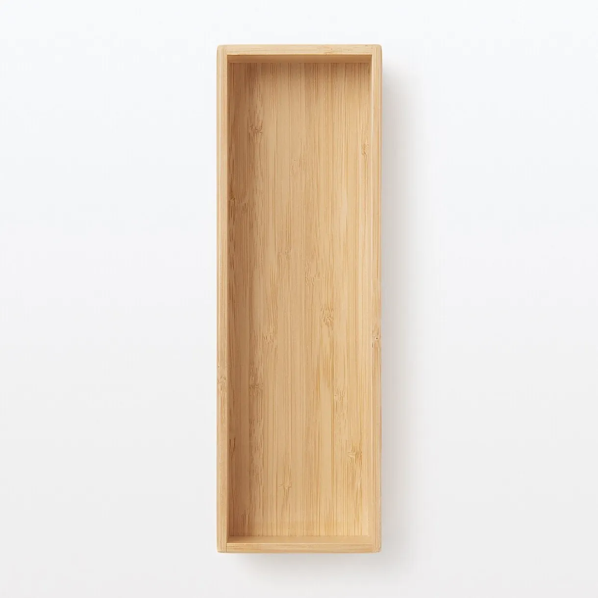 Boîte de rangement en bambou L8.5X P26X H5.5cm
