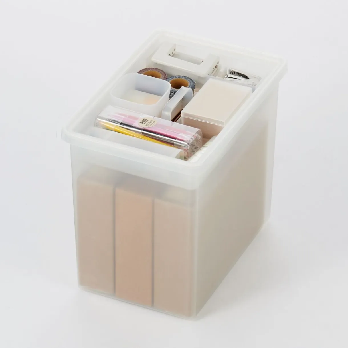 Boîte de rangement ouverte en PP ‐ 25cm L