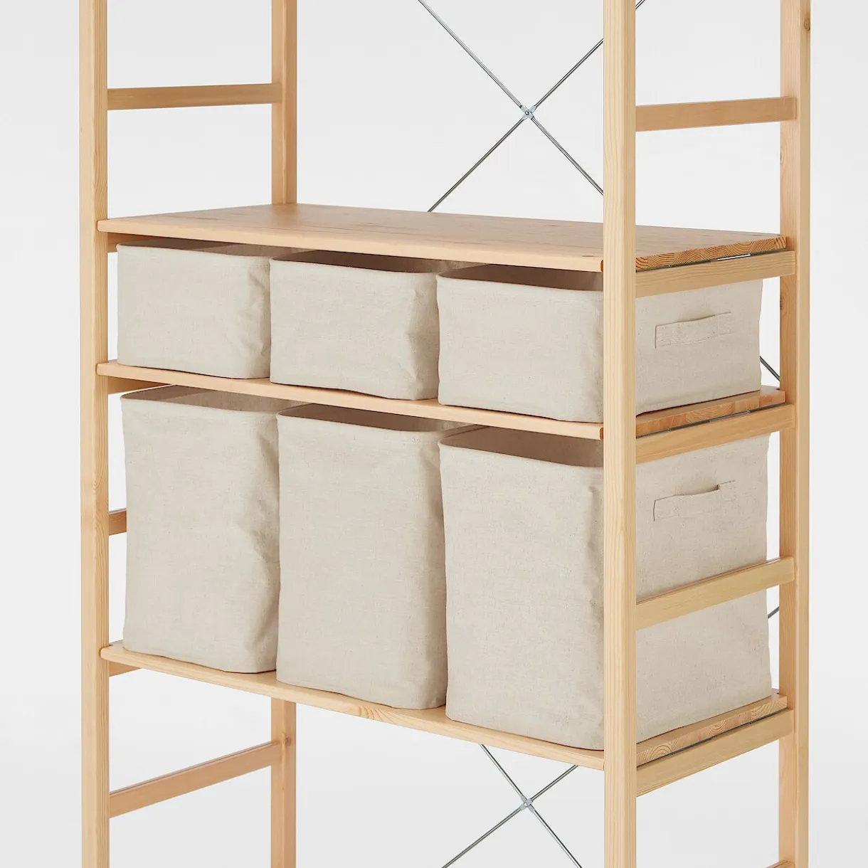 Boîte de rangement souple rectangle L37X P26X H34cm