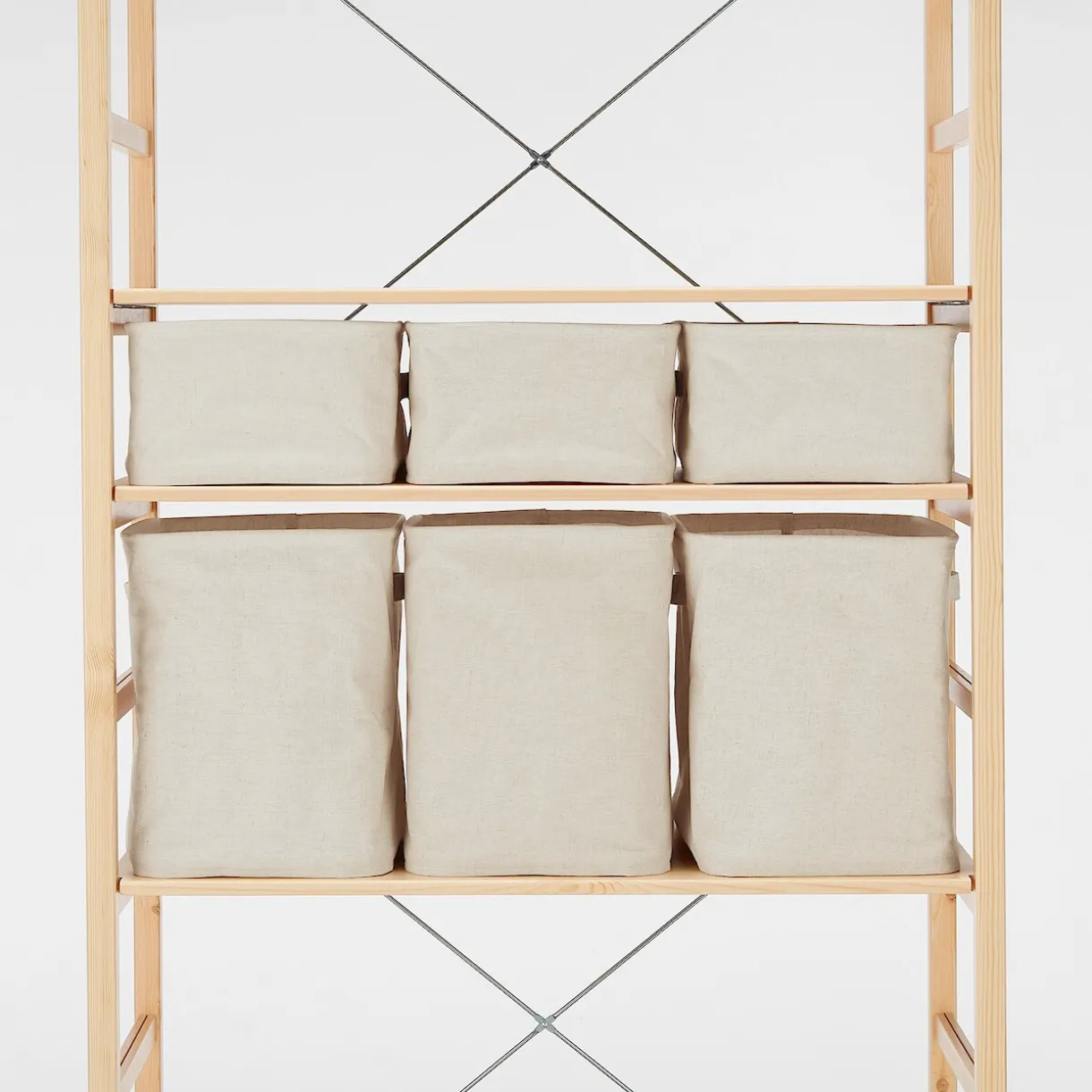 Boîte de rangement souple rectangle L37X P26X H34cm