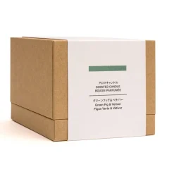 Bougie 3 mèches figue verte et vétiver