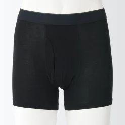 Boxer avec ouverture frontale en lyocell pour homme