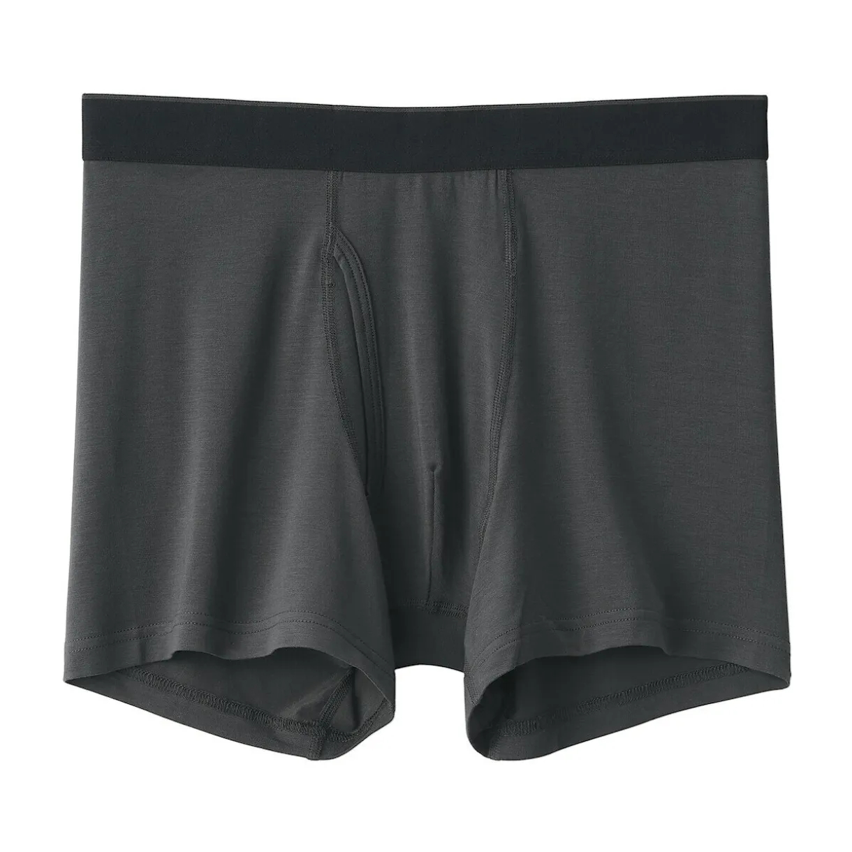 Boxer avec ouverture frontale en lyocell.