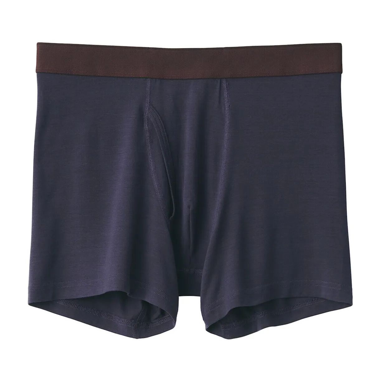 Boxer avec ouverture frontale en lyocell.