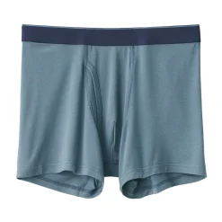 Boxer avec ouverture frontale en lyocell.