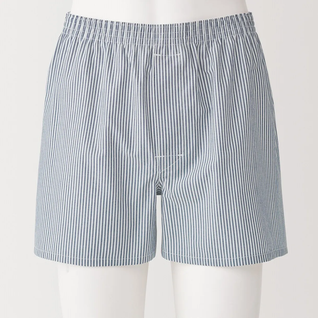 Boxers à ouverture frontale en pur coton pour homme