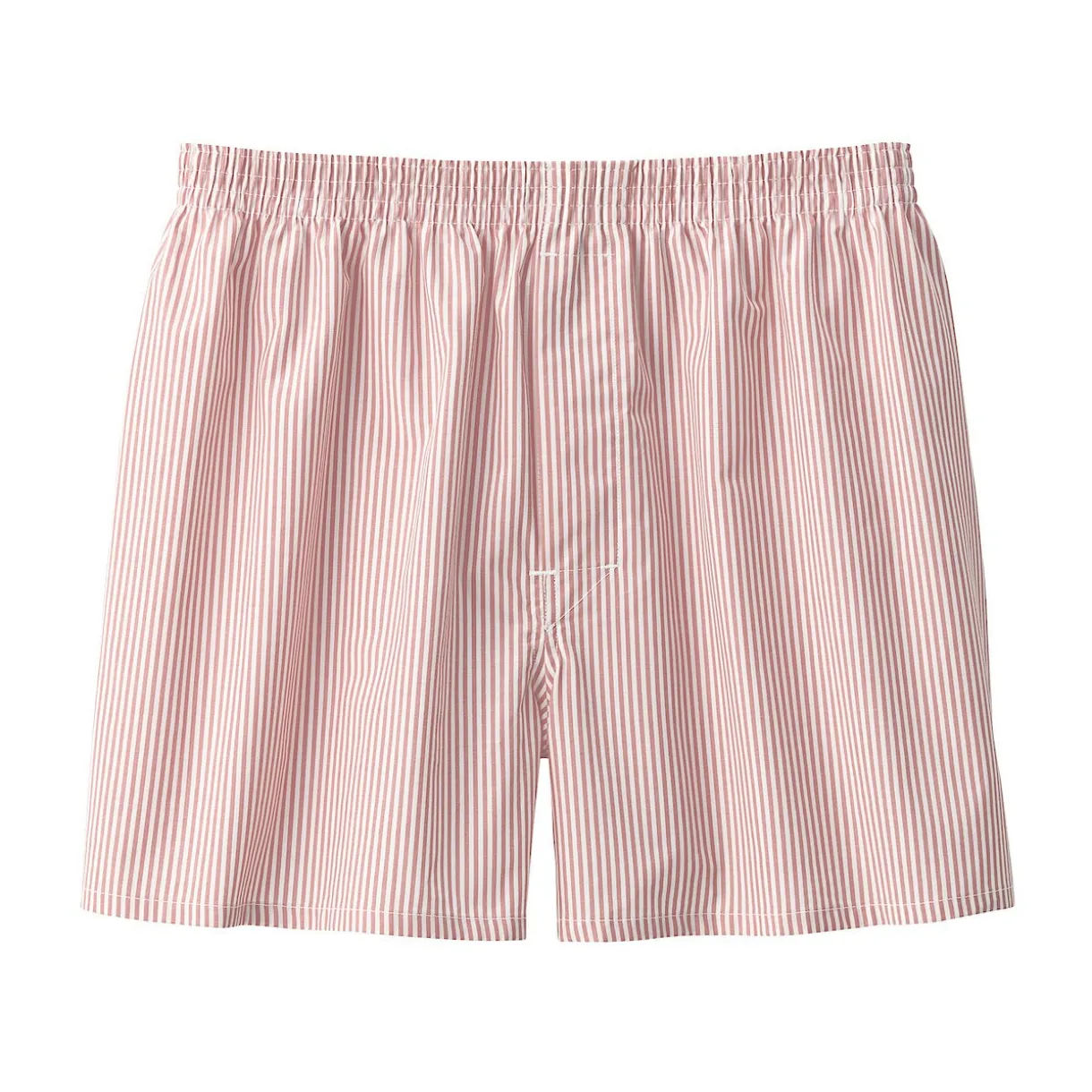 Boxers à ouverture frontale en pur coton pour homme