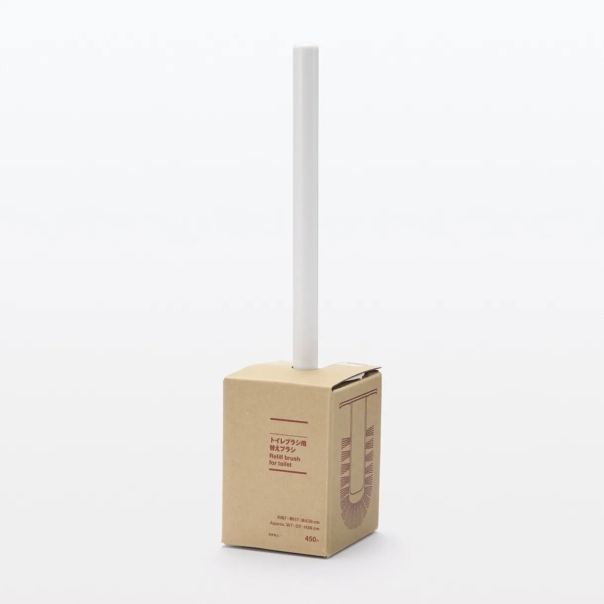 Brosse de rechange pour brosse pour WC