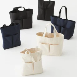 Cabas en toile vertical