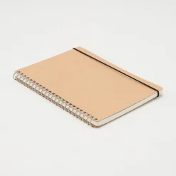Cahier double spirale papier à points A5