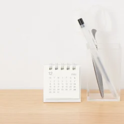 Calendrier de bureau 2026 en papier bagasse - Format mini