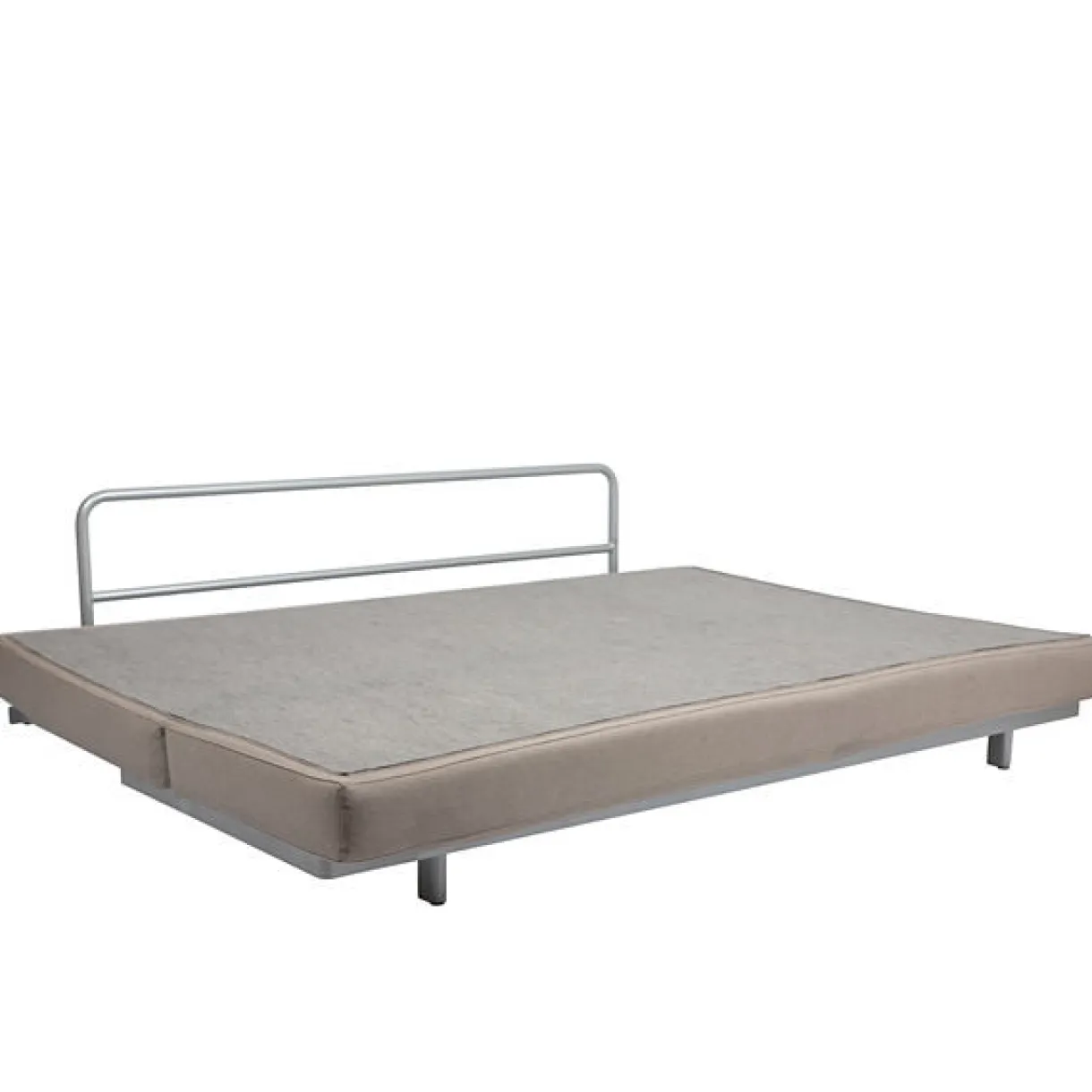 Canapé convertible 2 places en coton beige