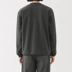 Cardigan en polaire de polyester recyclé pour homme