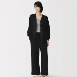 Cardigan long en maille ample pour femme