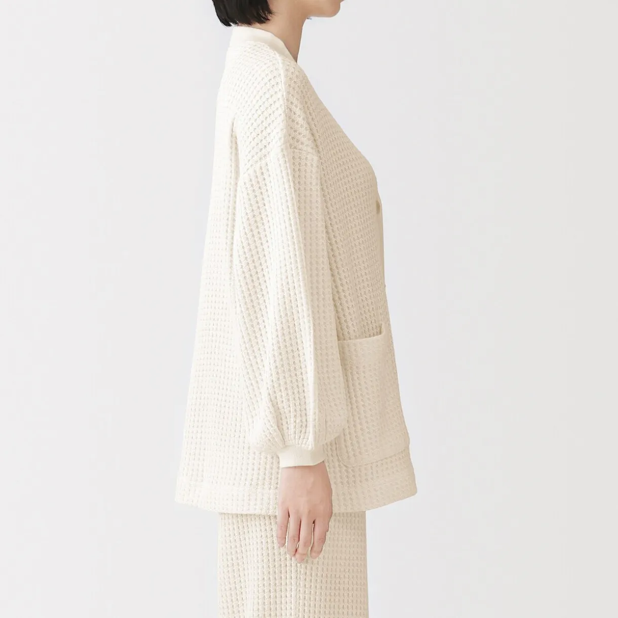 Cardigan long en maille ample pour femme