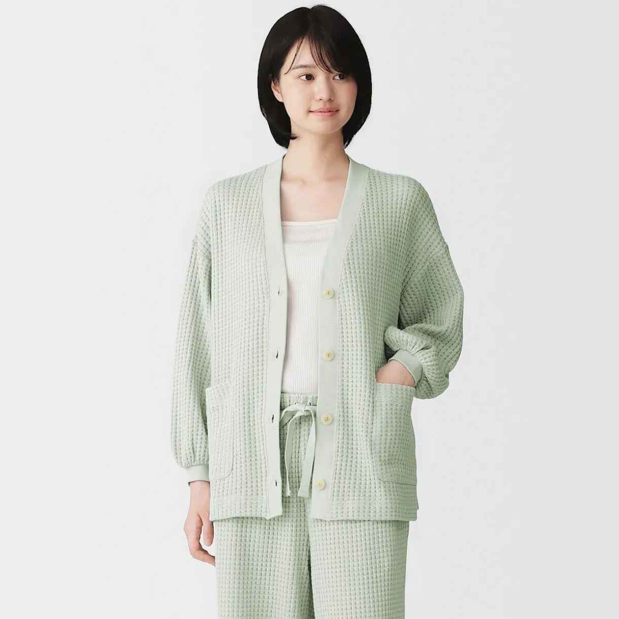 Cardigan long en maille ample pour femme