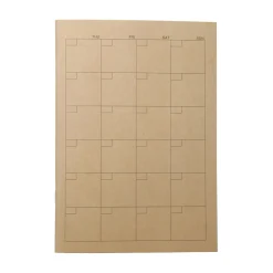 Carnet mensuel