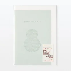 Carte de vœux - Bonhomme de neige