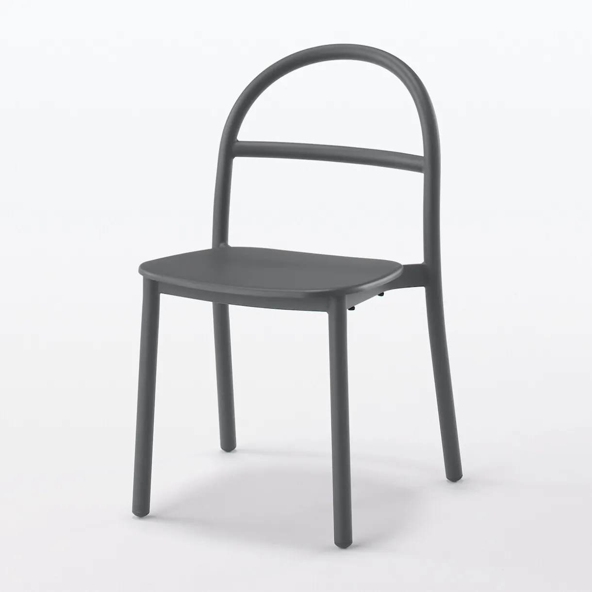 Chaise en aluminium - Gris foncé