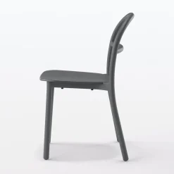 Chaise en aluminium - Gris foncé
