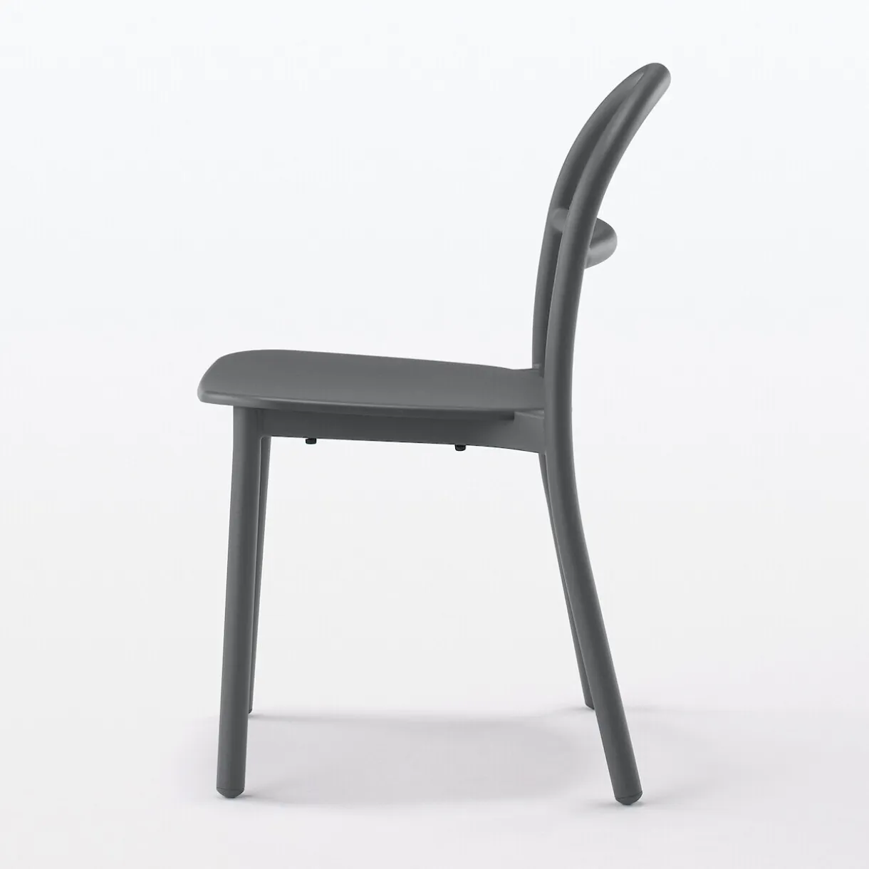 Chaise en aluminium - Gris foncé