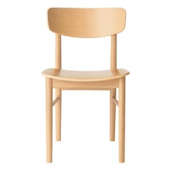 Chaise incurvée en chêne (Dont Eco‐part. 0,83 €)