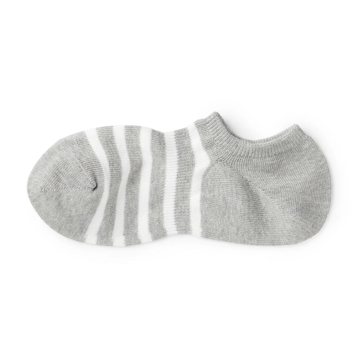 Chaussettes basses à angle droit pour homme ‐ Rayé.