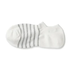 Chaussettes basses à angle droit pour homme ‐ Rayé