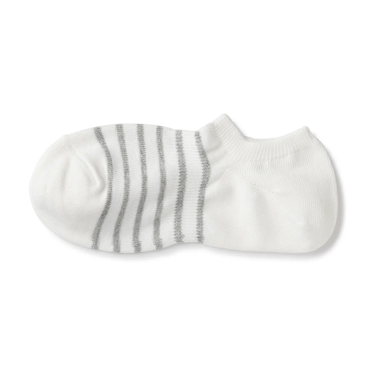 Chaussettes basses à angle droit pour homme ‐ Rayé