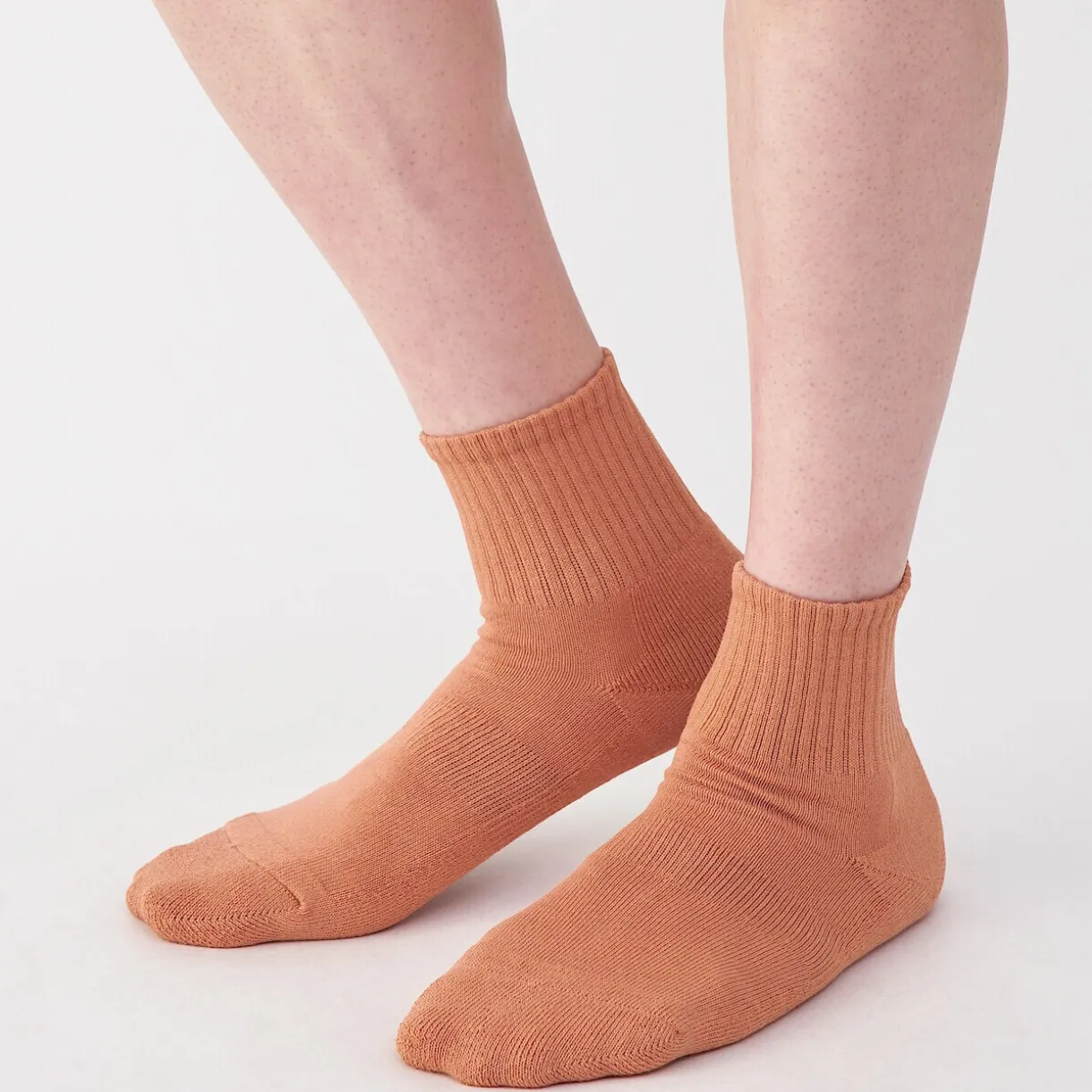 Chaussettes courtes en peluche à angle droit pour homme