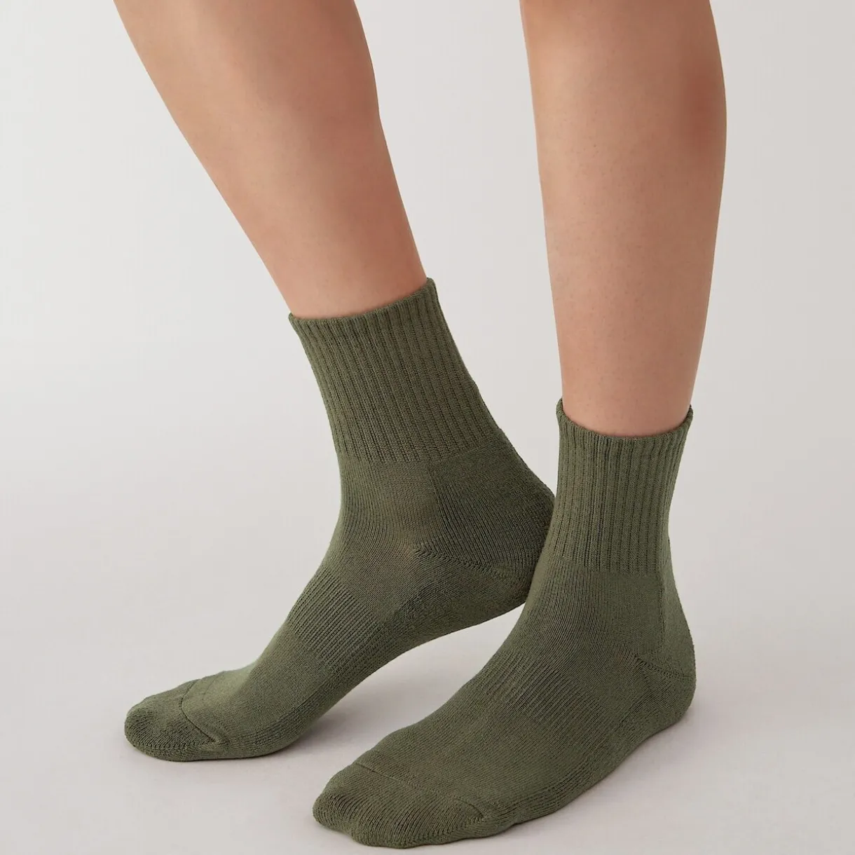 Chaussettes courtes en peluche à angle droit pour homme