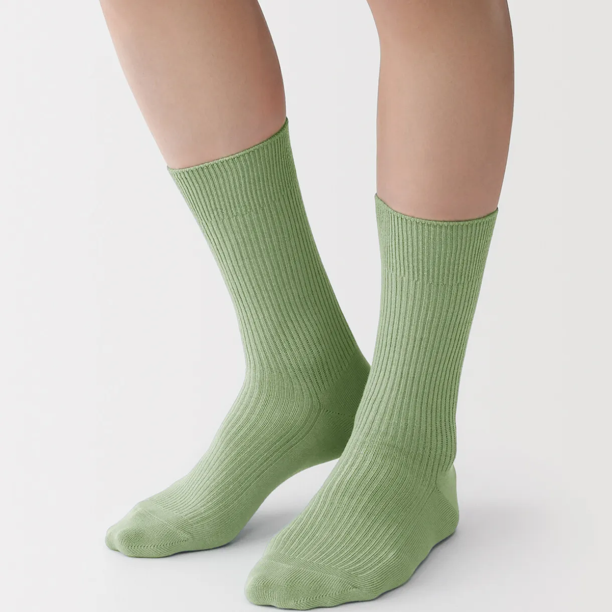 Chaussettes côtelées à angle droit pour homme