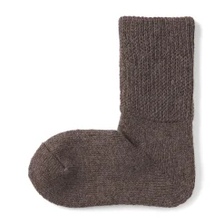 Chaussettes d'intérieur en laine mélangée pour femme