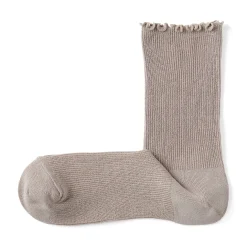 Chaussettes en modal mélangé à angle droit avec bord confortable pour femme