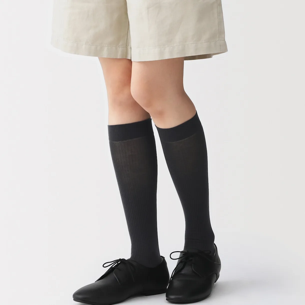 Chaussettes montantes confortables et côtelées pour femme
