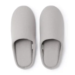 Chaussons mules à semelle intérieure en coton