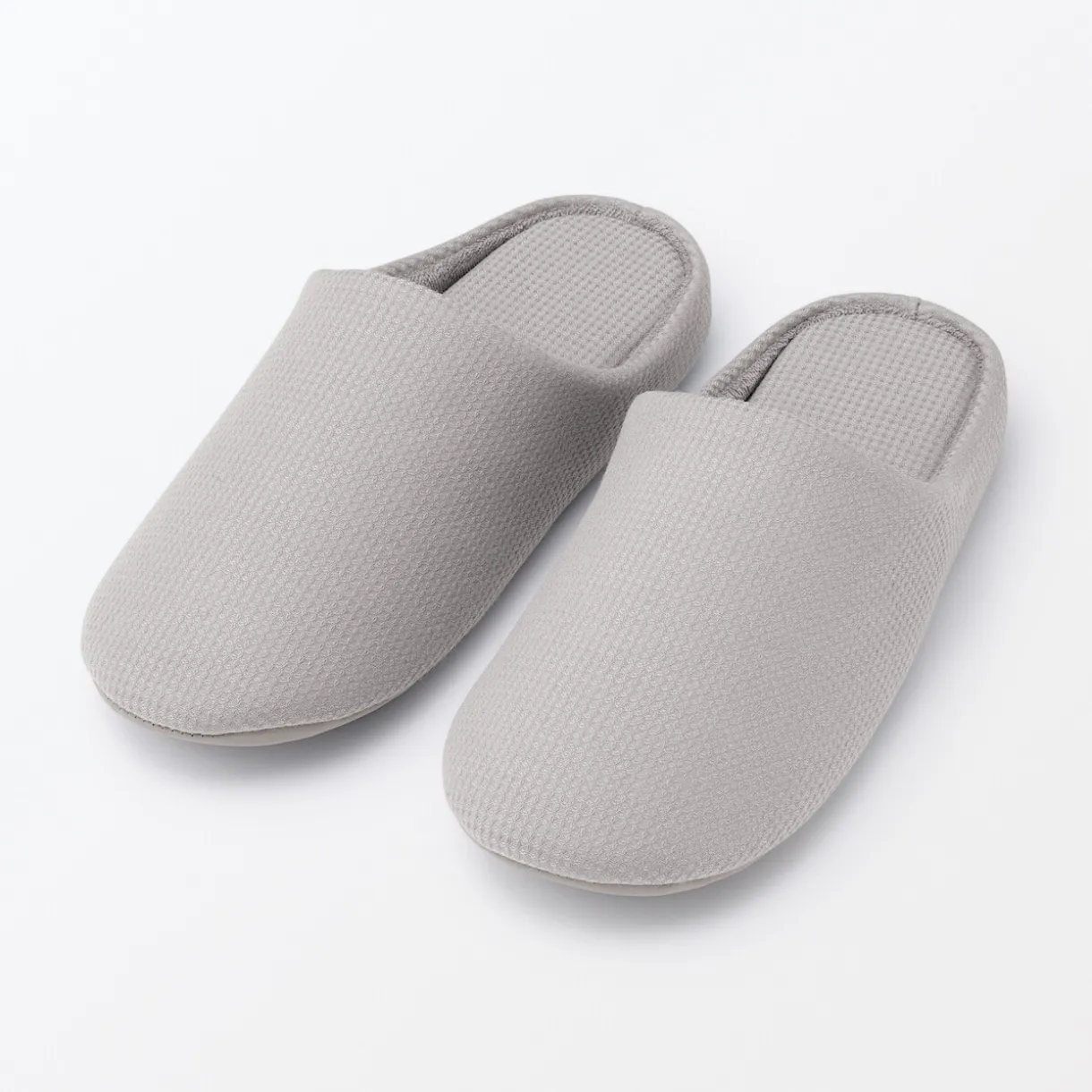 Chaussons mules à semelle intérieure en coton
