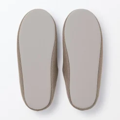 Chaussons mules à semelle intérieure en coton
