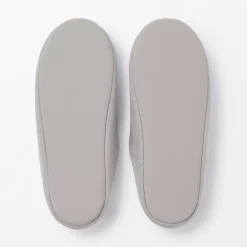 Chaussons mules à semelle intérieure en coton