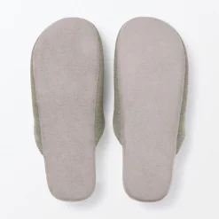Chaussons mules en coton doux