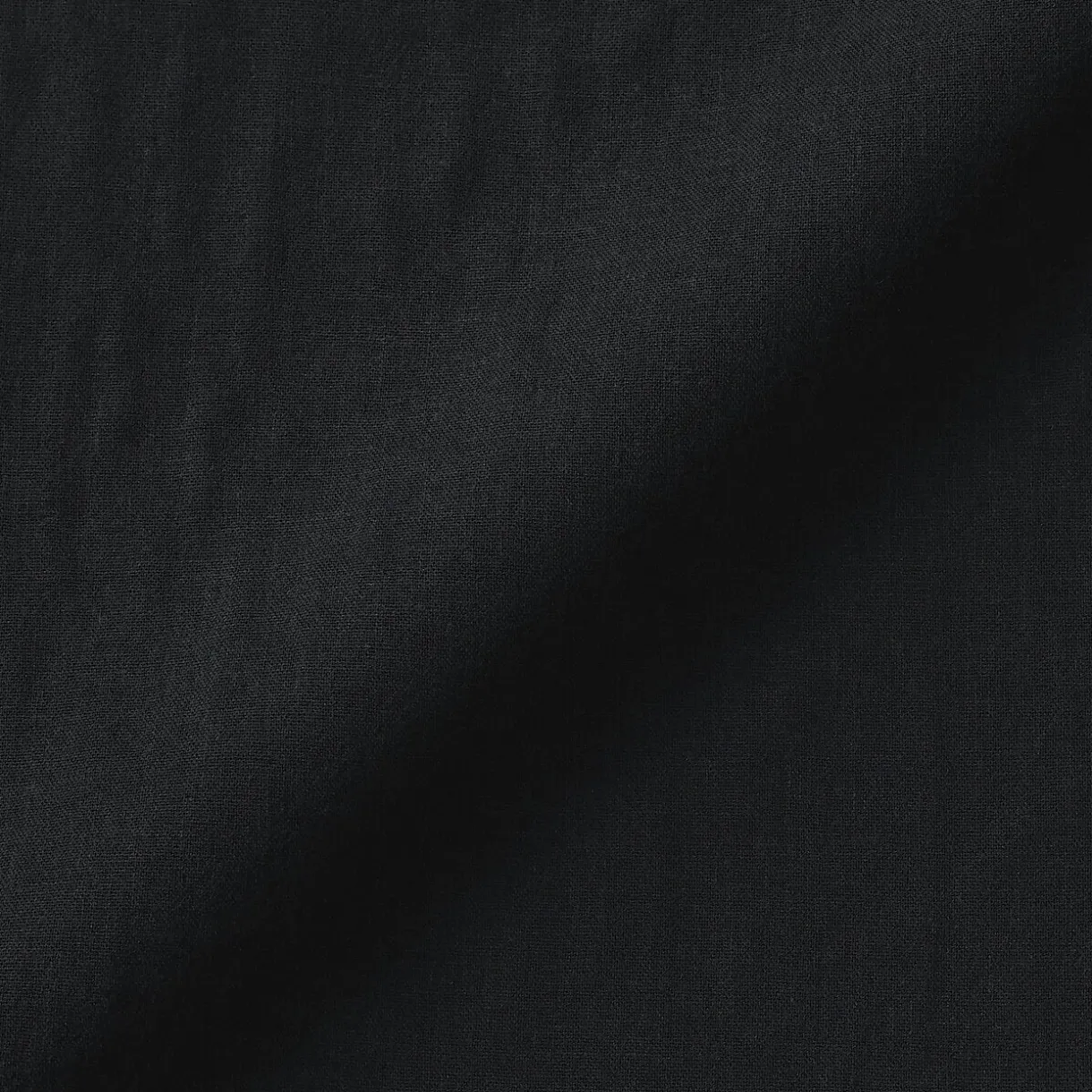 Chemise à col mao en double gaze de kapok mélangé pour homme