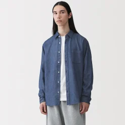 Chemise denim pour homme
